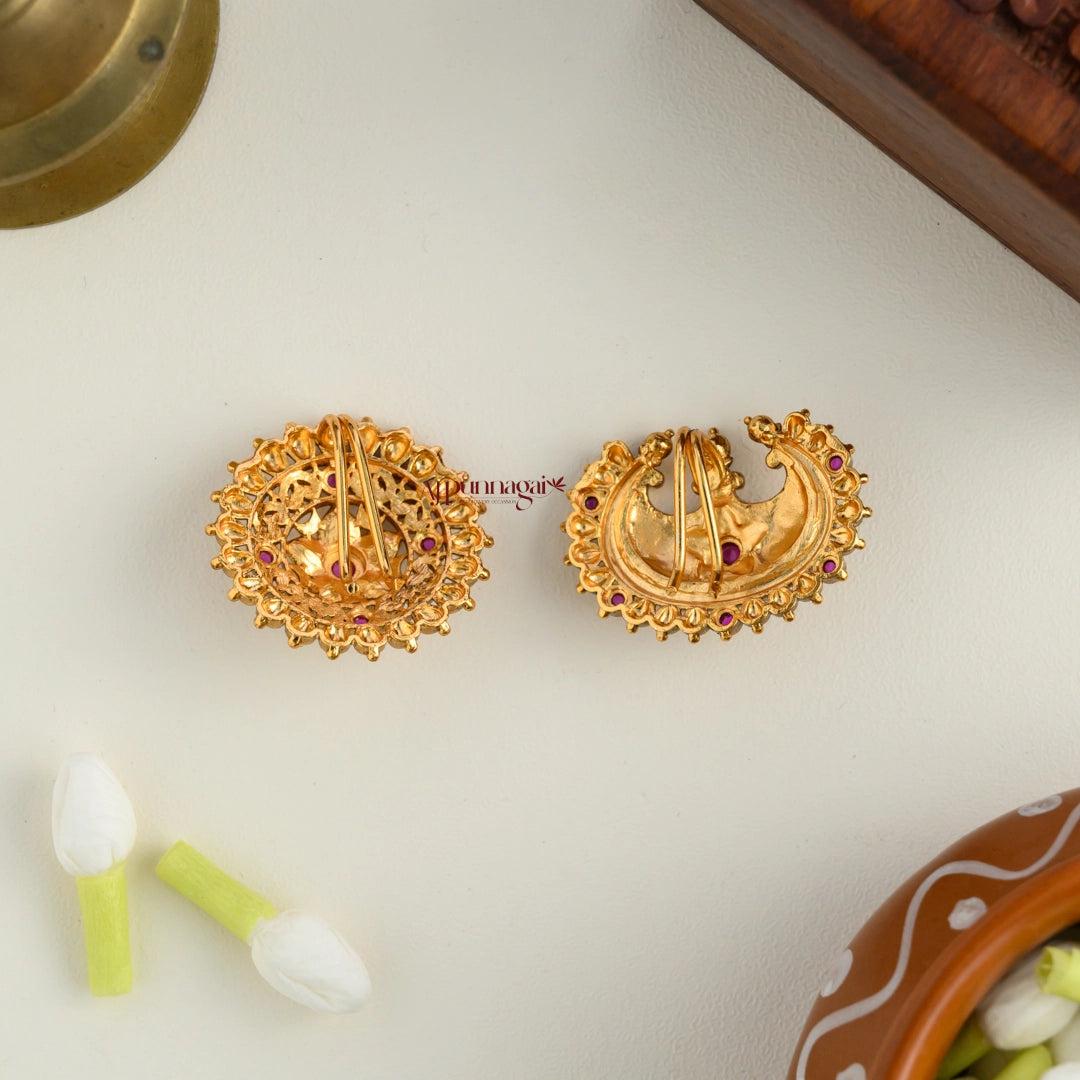 Floral Gold Look Alike Kemp Sun and Moon - Ruby
