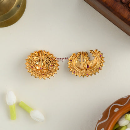 Floral Gold Look Alike Kemp Sun and Moon - Ruby
