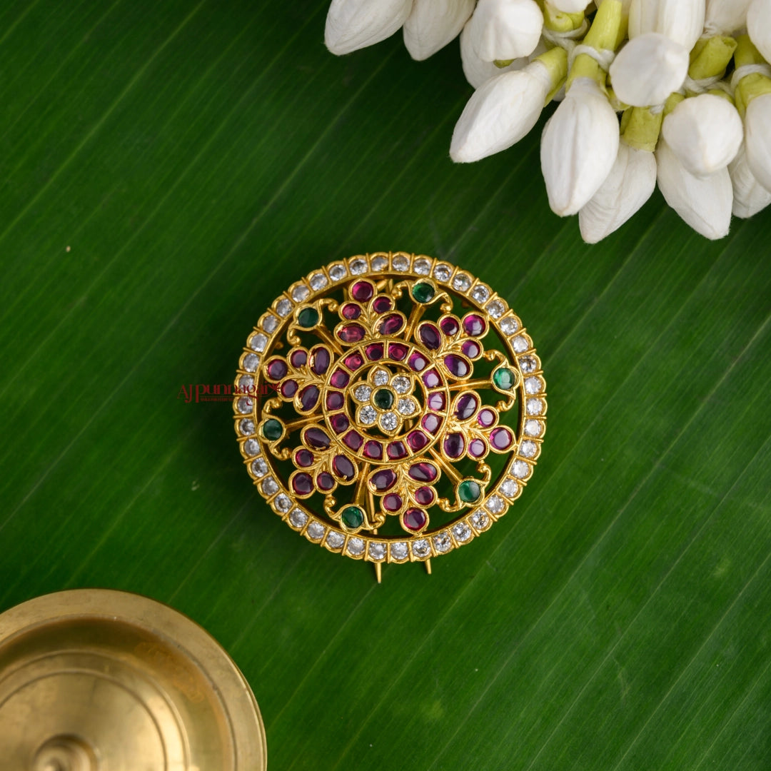 Floral Bridal Matte Jadai Billai