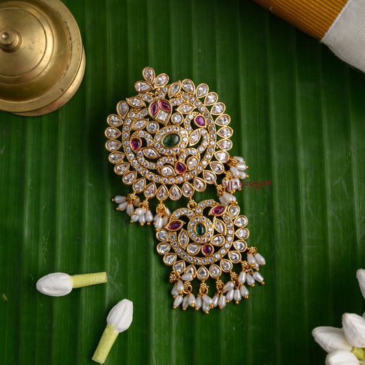 Elegant Floral Bridal Matte Jadai Billai