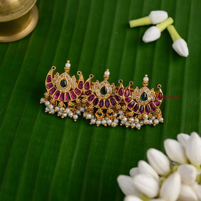Elegant Half Moon Shaped Kemp Hair Clip