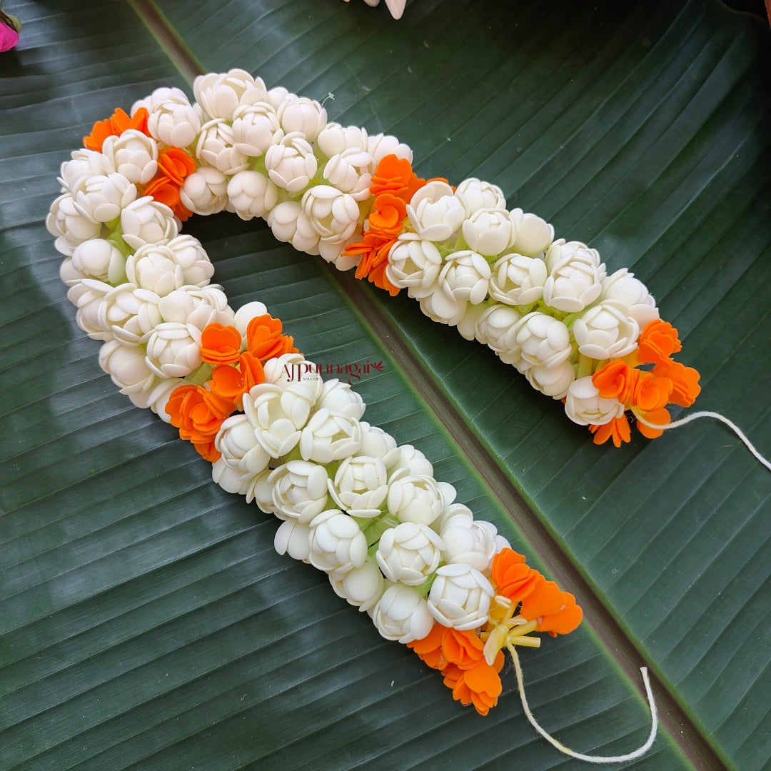 Realistic Reusable Foamiran Malli With Kanagabaram String