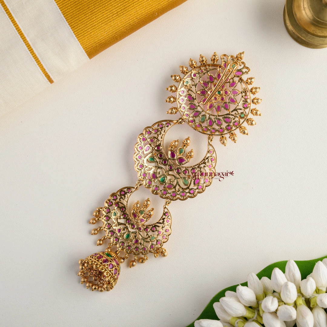 Stylist Floral Kemp Bridal Jadai Billai