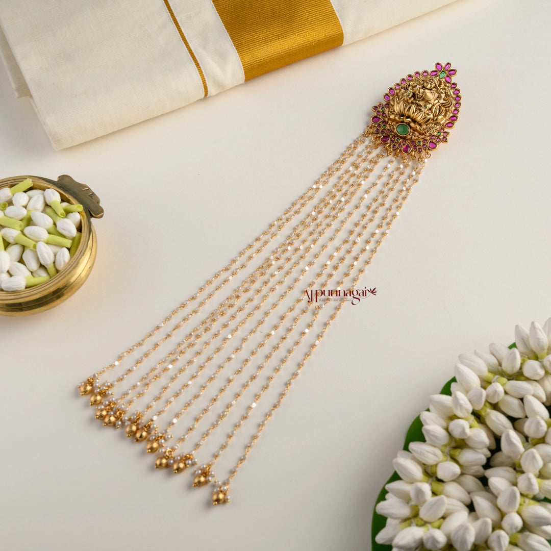 Royal Look Gold Look Alike Lakshmi Bridal Jadai Billai