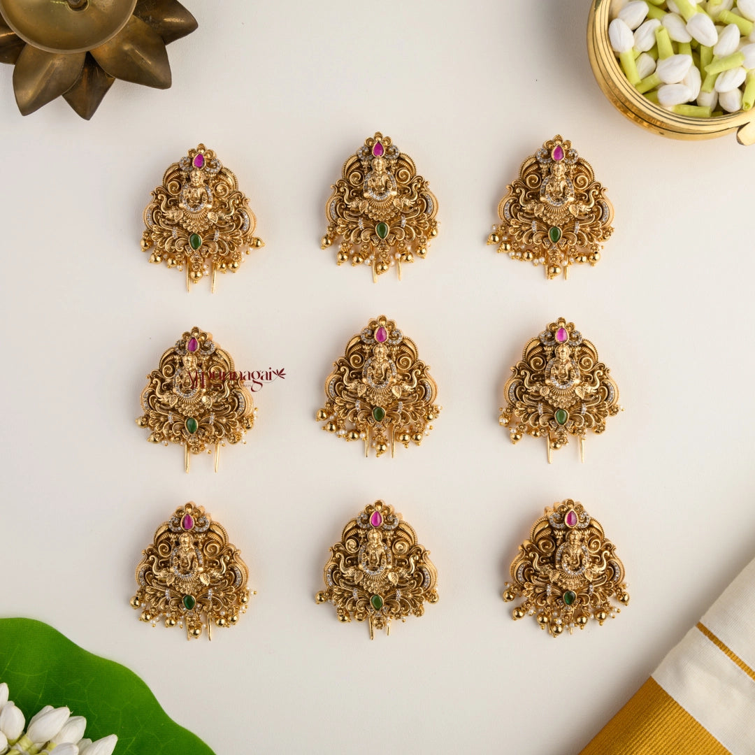 Grand Nakshi Lakshmi Bridal Jadai Billai - Set of 9