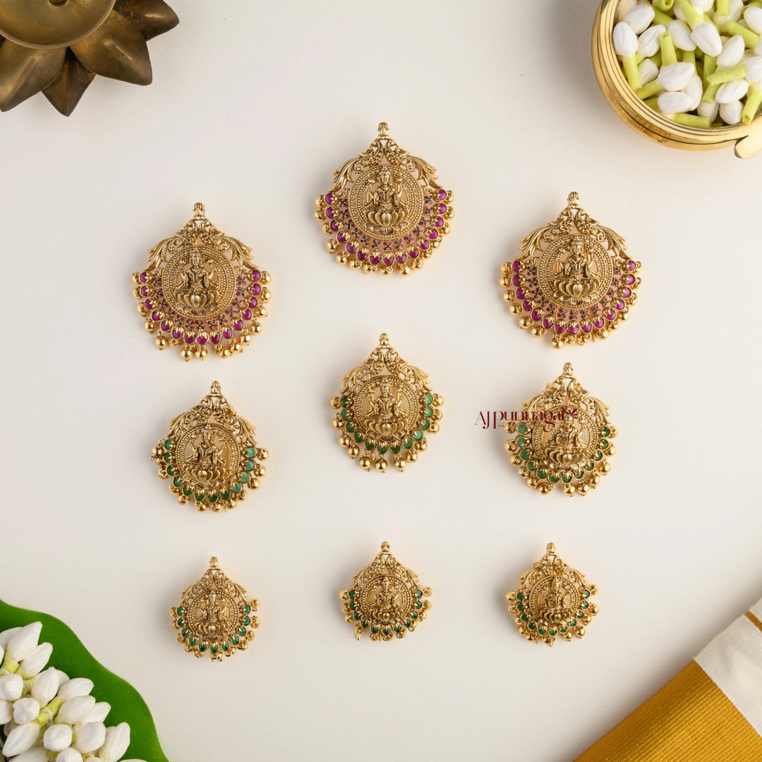 Classy Nagas Lakshmi Multi Bridal Jadai Billai - Set of 9
