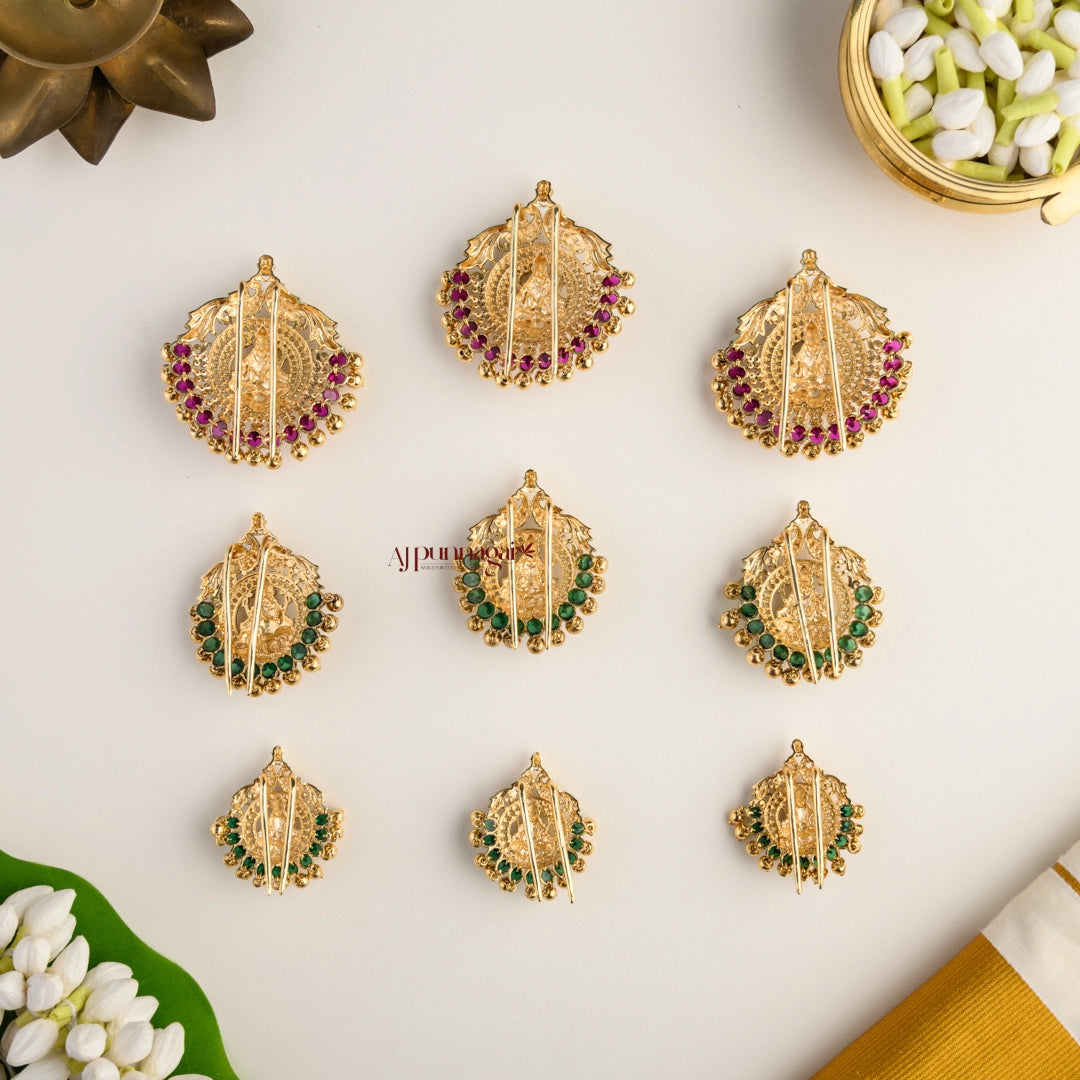 Classy Nagas Lakshmi Multi Bridal Jadai Billai - Set of 9