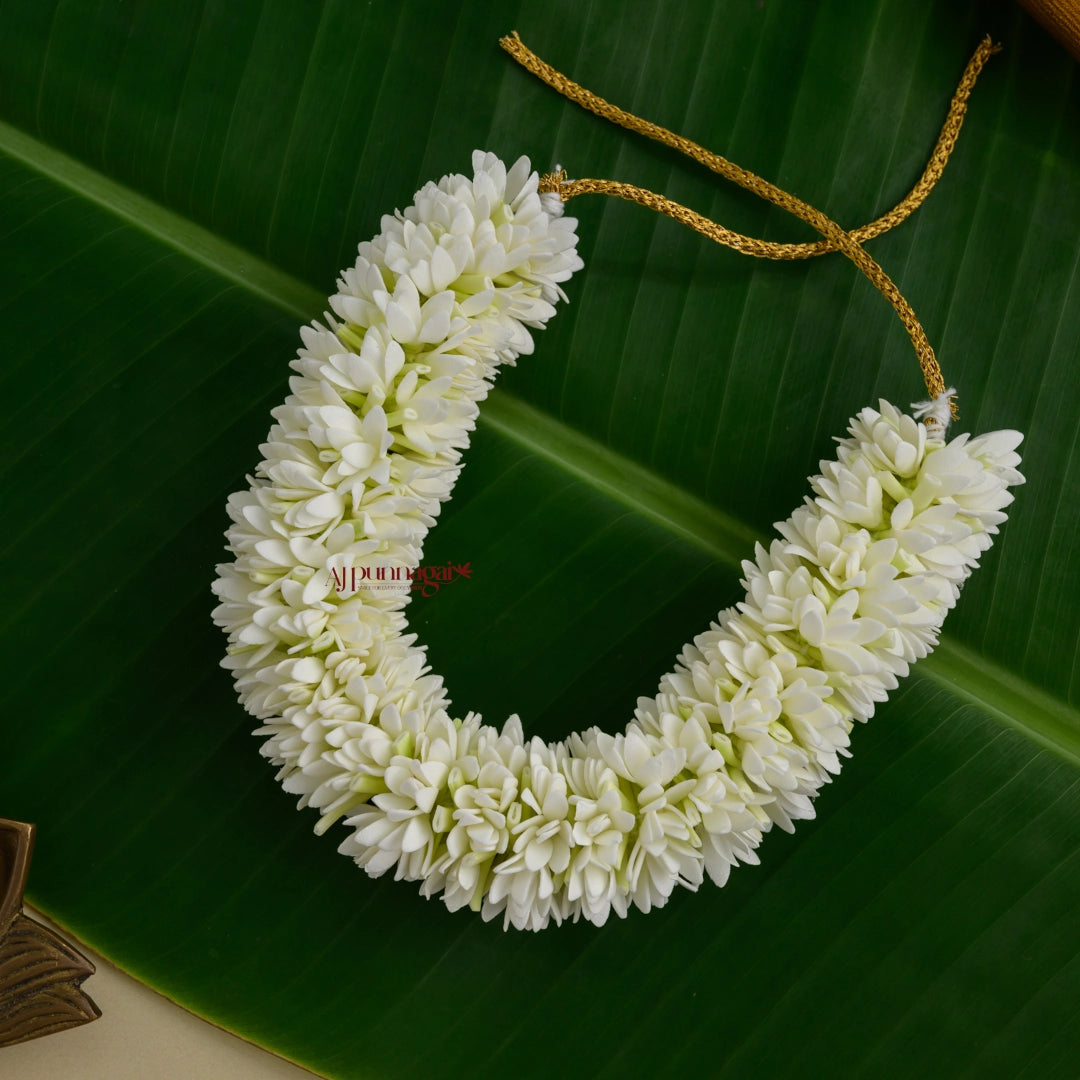 Realistic Look Mullai Poo Foamiran Bridal Veni
