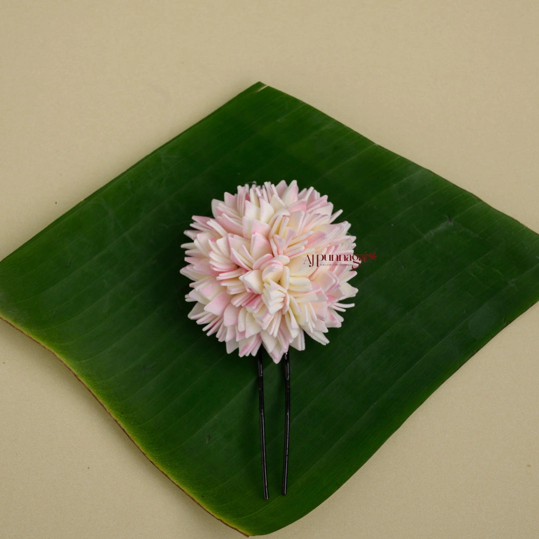 Realistic Look Jaathi Malli Foamiran U Pin