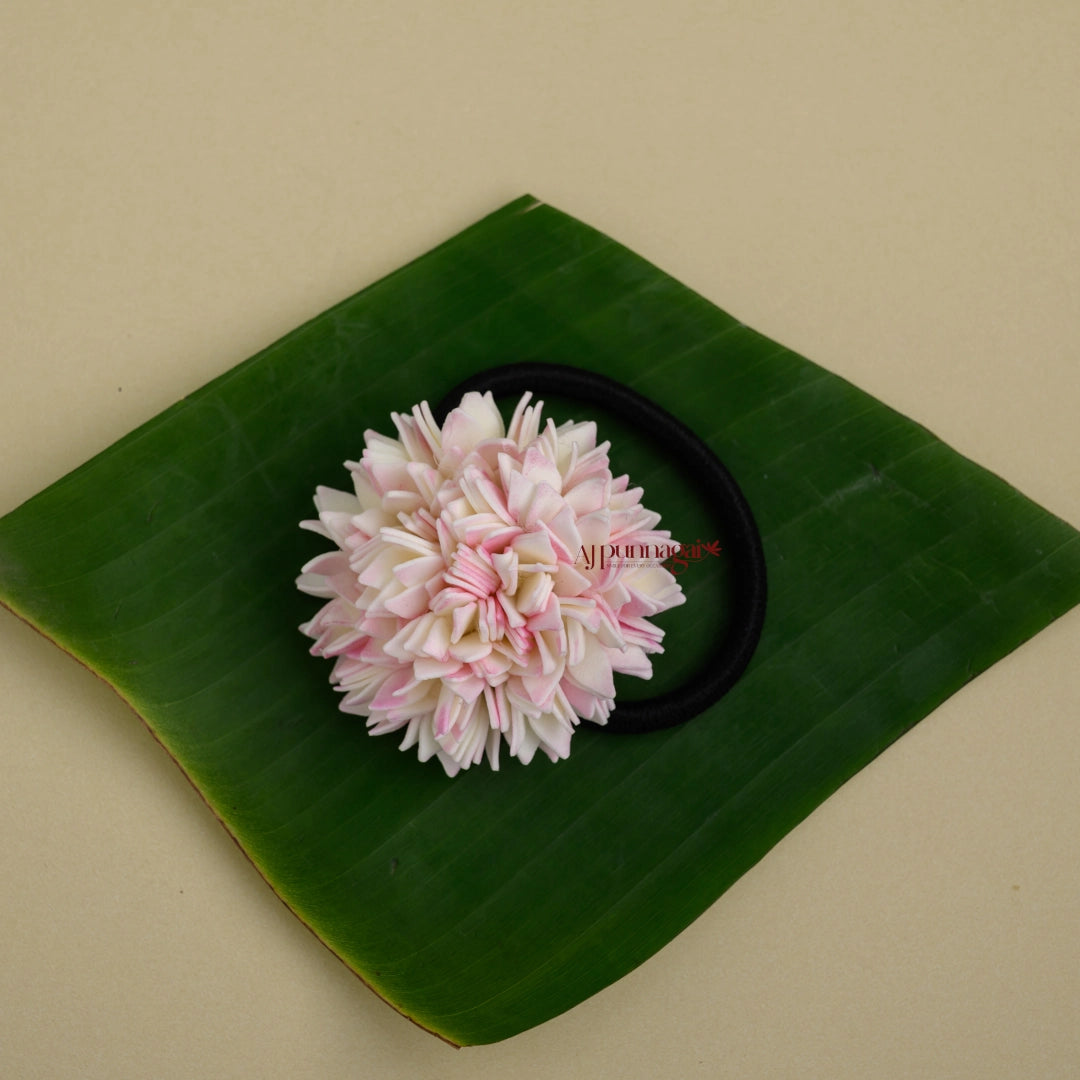 Realistic Look Jaathi Malli Foamiran Rubber Band
