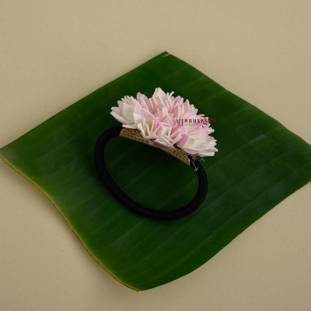 Realistic Look Jaathi Malli Foamiran Rubber Band