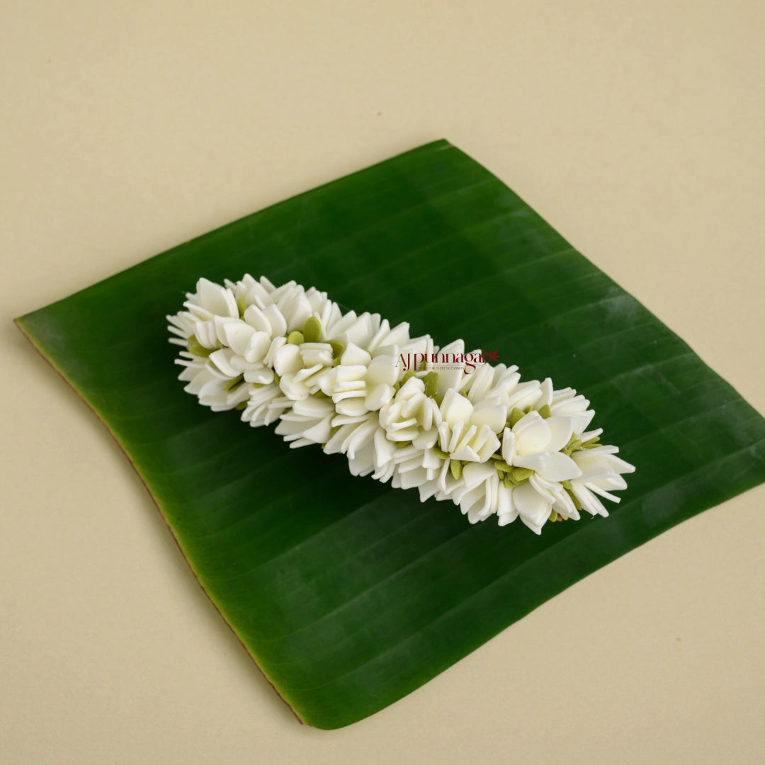 Realistic Look Pichi Poo with Green Foamiran Centre Clip