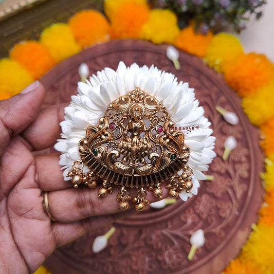 Foamiran Mullai Poo With Lakshmi Hair Clip