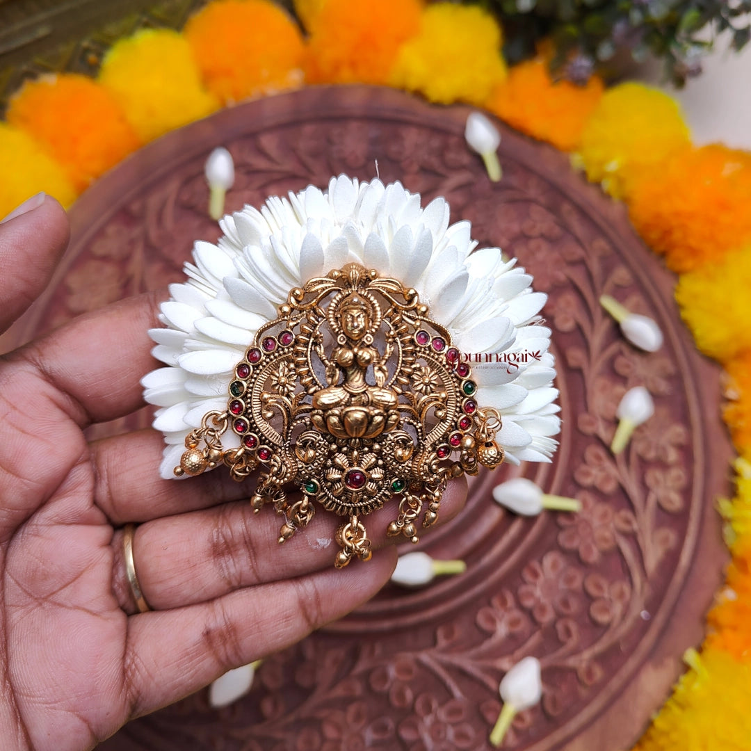 Classy Foamiran Mullai Poo Lakshmi Hair Clip