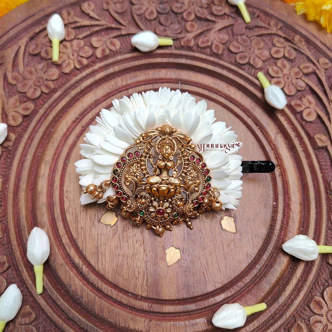 Classy Foamiran Mullai Poo Lakshmi Hair Clip