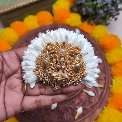 Grand Foamiran Mullai Poo Lakshmi Hair Clip