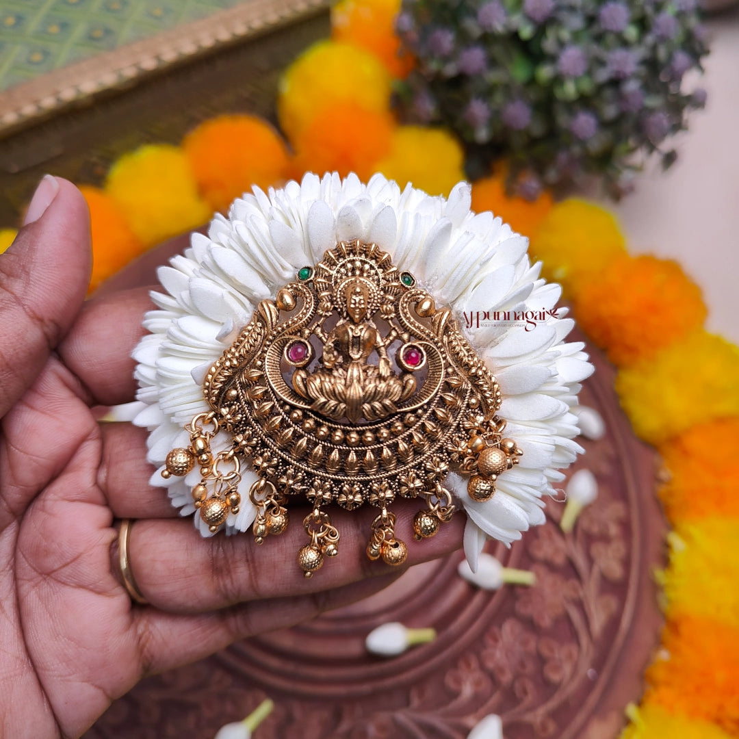 Goddess Lakshmi Foamiran Mullai Hair Clip