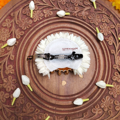 Goddess Lakshmi Foamiran Mullai Hair Clip