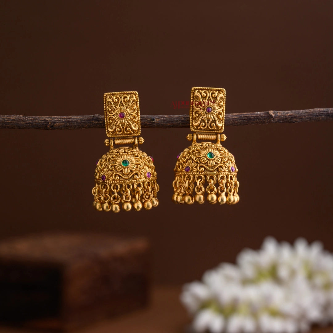 Vintage Inspired Antique Jhumka