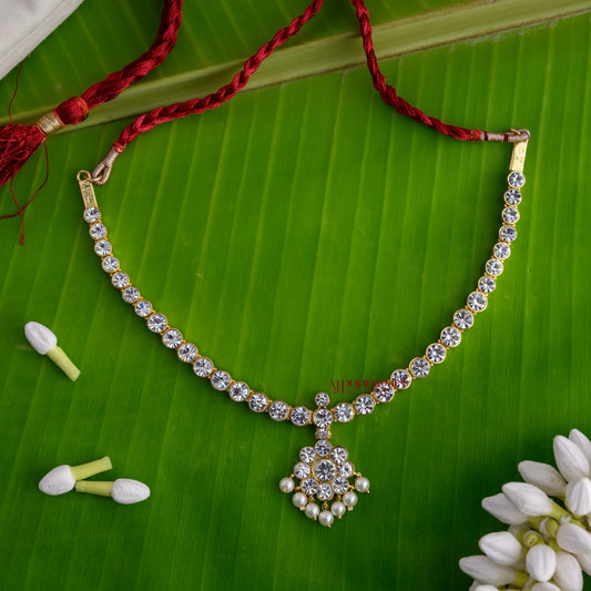Traditional White Stone Attigai