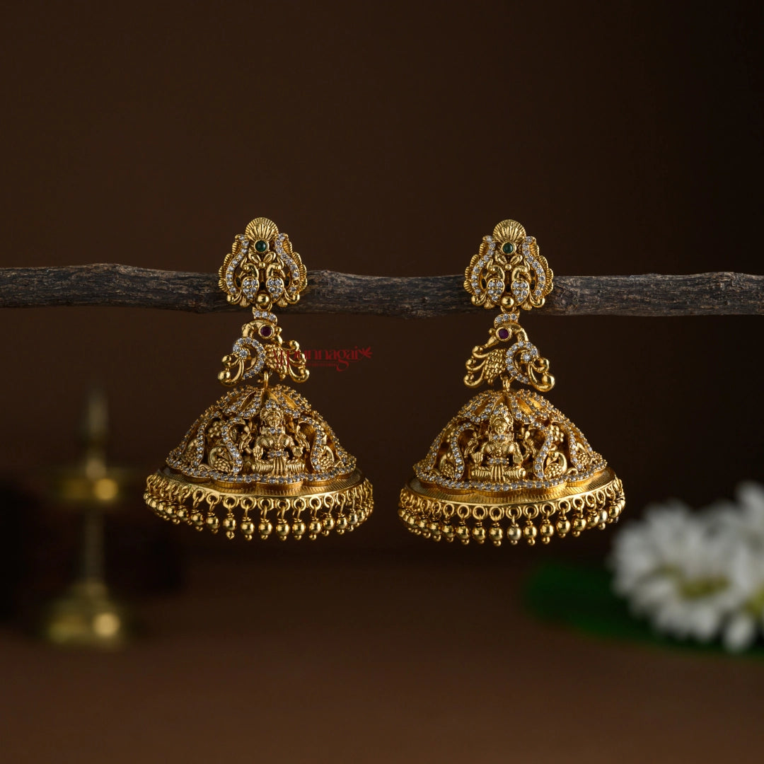 Grand Bridal Lakshmi Big Jhumka