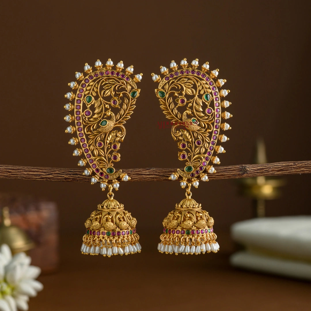 Kemp Peacock Earcuff Bluetooth Jhumka