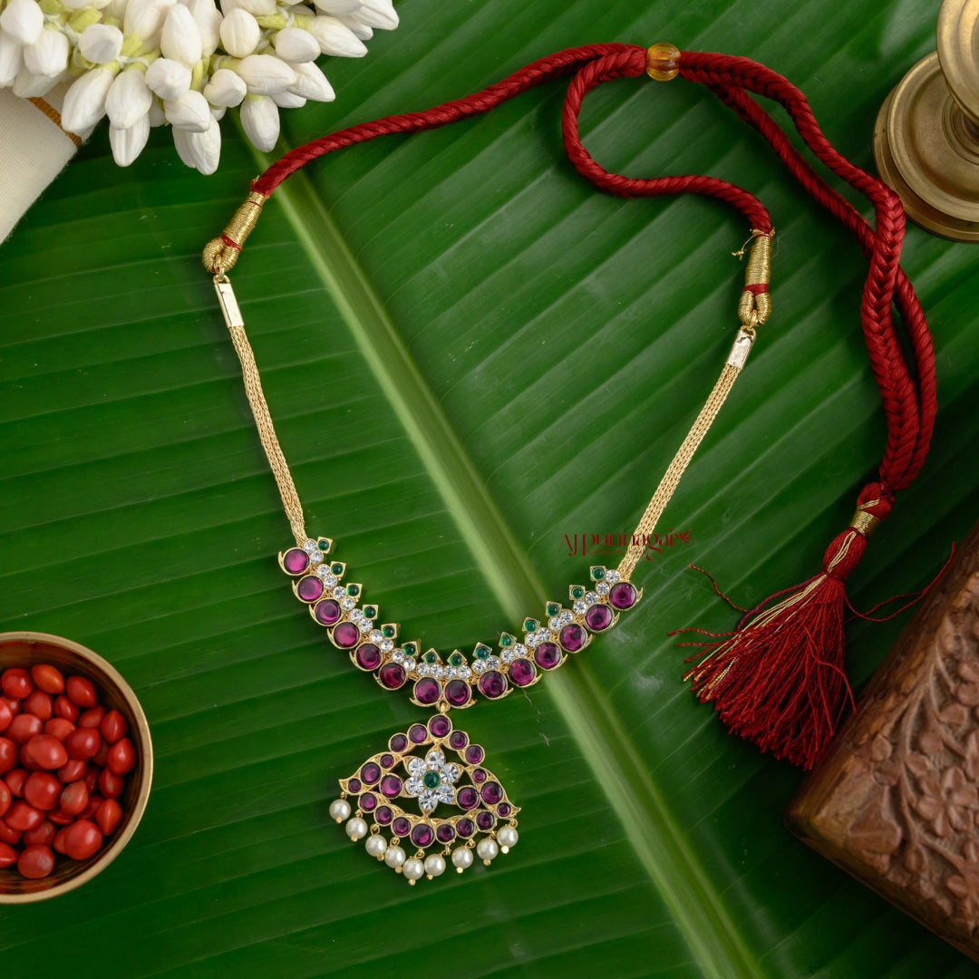 Dazzling Semi Precious Kemp Mango Necklace