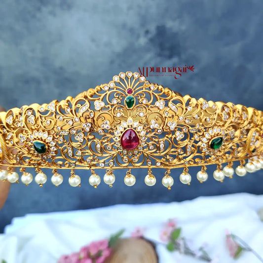 Non Idol Floral Design Bridal Hip Belt