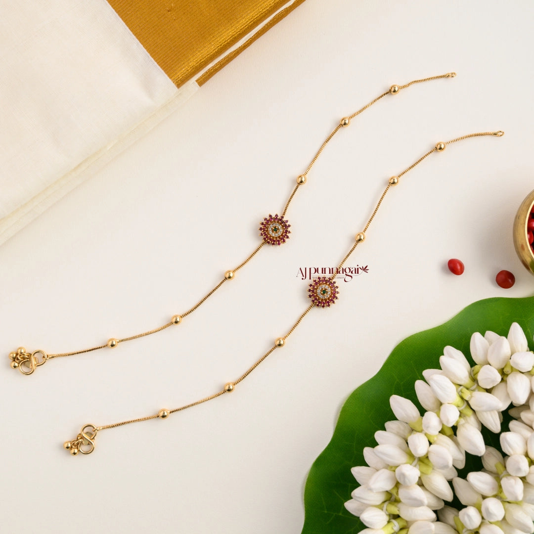 Dazzling AD Matte Anklet