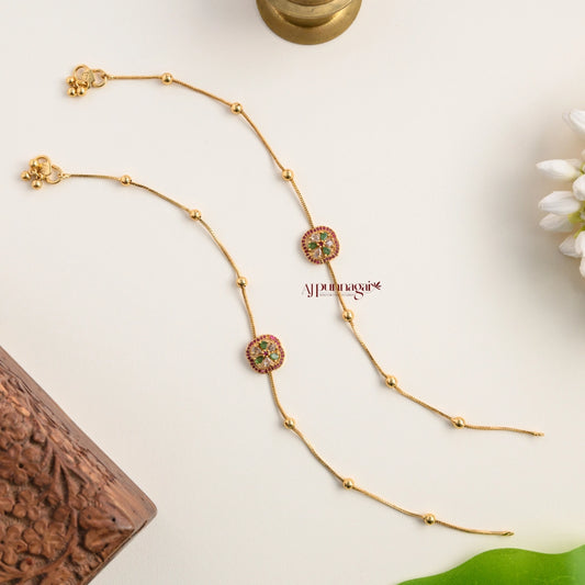 Sleek AD Matte Anklet