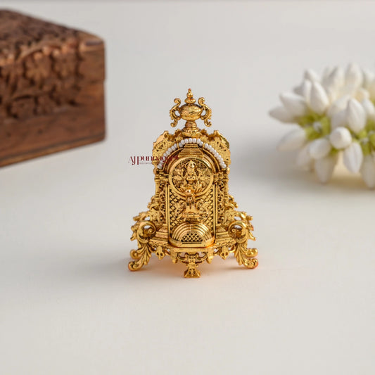 Unique Lakshmi Gold Look Alike Kum Kum Box