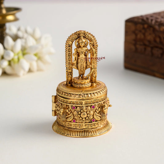Gold Look Alike Ramar Kum Kum Box