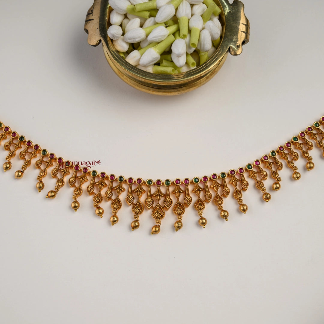 Floral Gold Look Alike Hip Chain