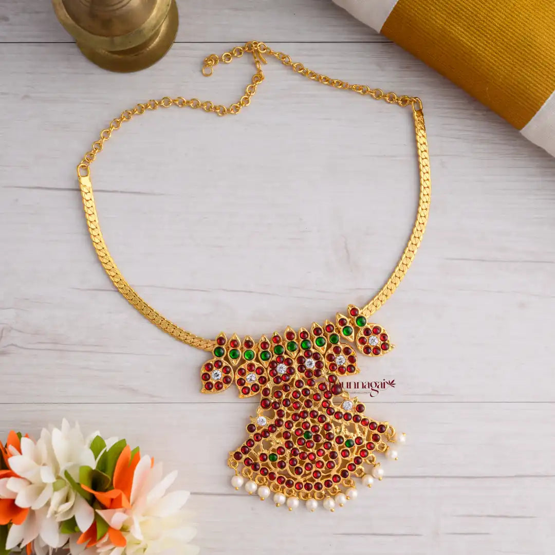 Kemp Peacock Mango Necklace