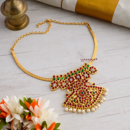 Kemp Peacock Mango Necklace