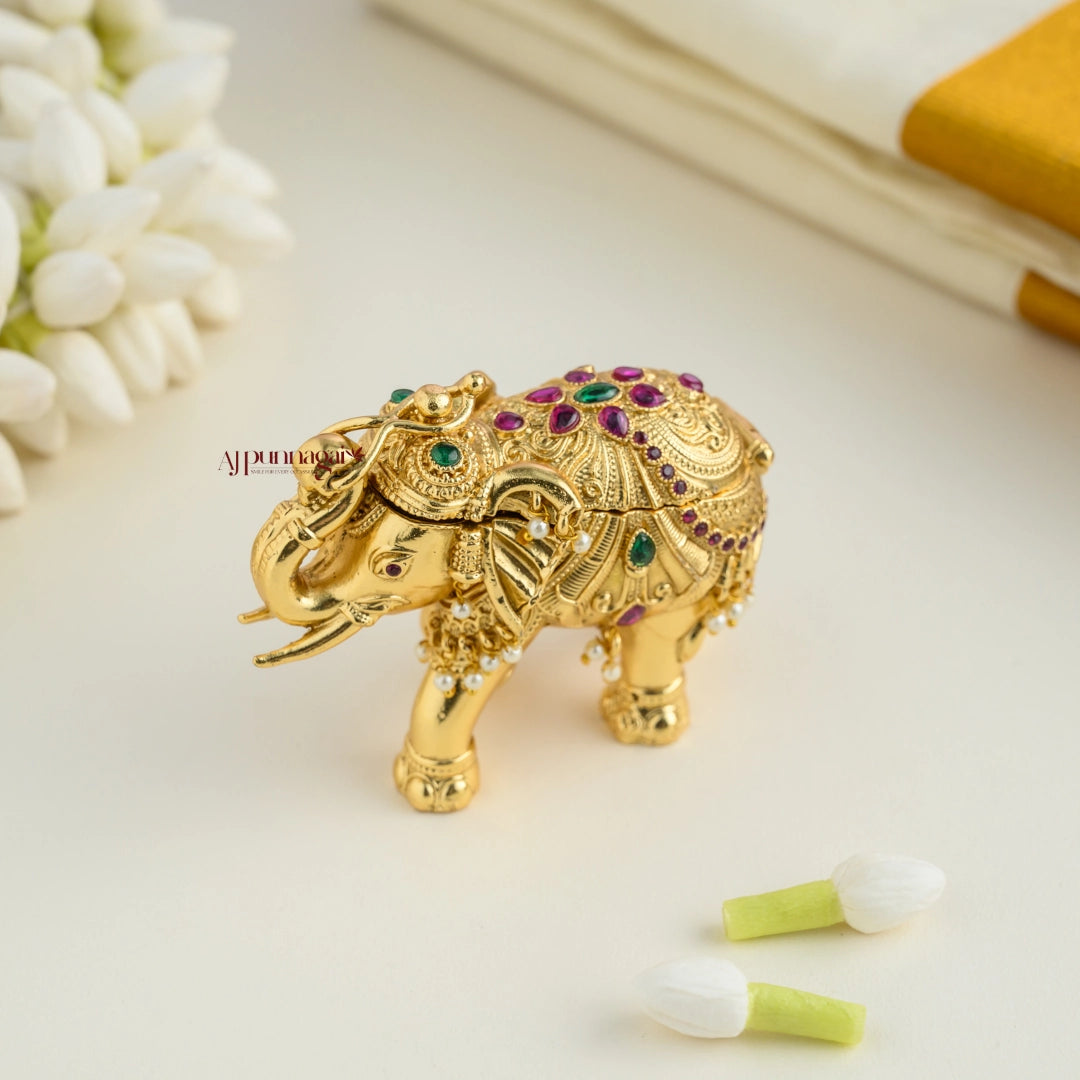 Elephant Kumkum Box