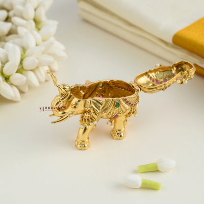 Elephant Kumkum Box