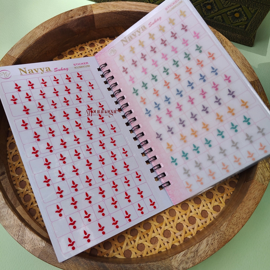 Navya Kalyanam Bindi Book - Multi Colour