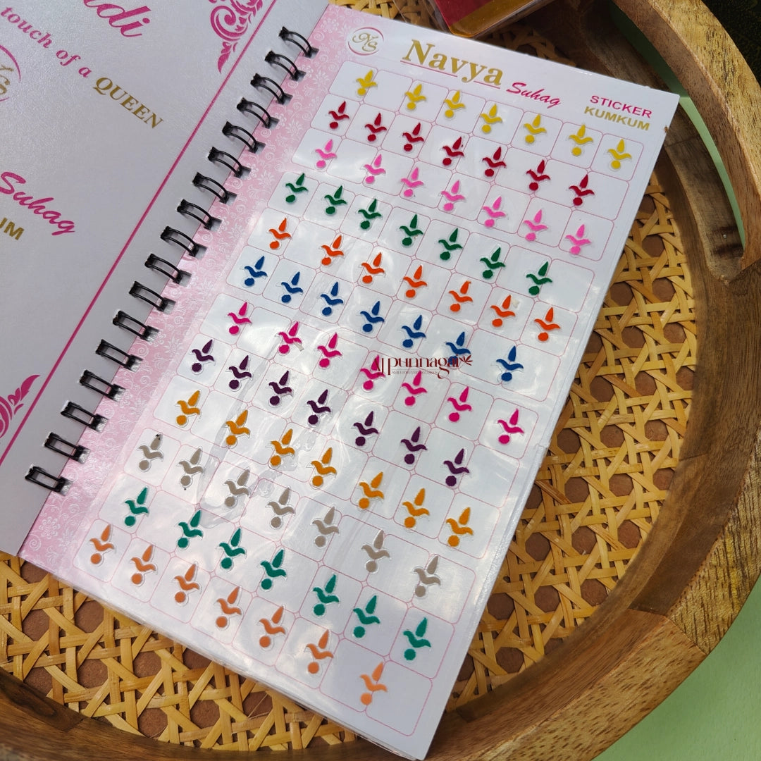 Navya Kalyanam Bindi Book - Multi Colour