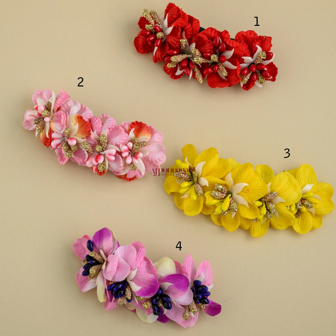 Velvet Petals Handmade Hair Clip